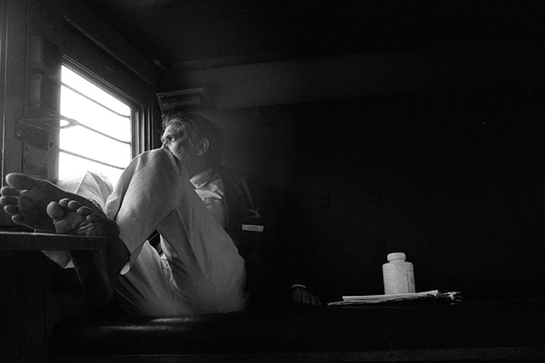 Indian Train Conductor c. Patrick Vian&egrave;s 2006